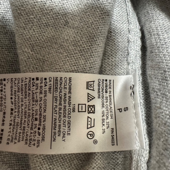 Men’s Gray Crewneck Sweater (Small) - Premium Luxe Yarn | Banana Republic - Picture 10 of 10